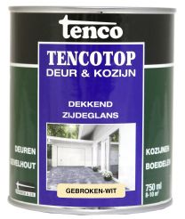 TENCOTOP DEUR&KOZIJN DEK/ZG 40 GEBROKEN WIT 750ML