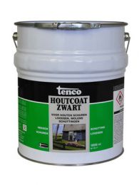 TENCO HOUTCOAT ZWART 10LTR (TEERVRIJ)