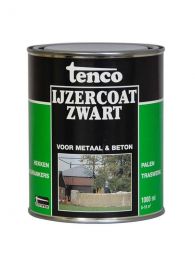 TENCO IJZERCOAT ZWART 1LTR (TEERVRIJ)