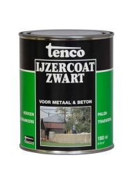 TENCO IJZERCOAT ZWART 1LTR (TEERVRIJ)