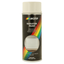 MOTIP RADIATORSPRAY WIT 400 ML RAL 9010
