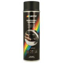 MOTIP SPRAYPLAST 500ML BLACK MAT