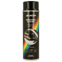 MOTIP SPRAYPLAST 500ML BLACK GLOSS