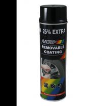 MOTIP SPRAYPLAST 500ML BLACK GLOSS