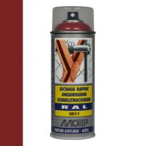 MOTIP ACRYL INDUSTRIAL 400ML HG RAL 3011 BRUIN-ROOD