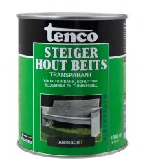TENCO STEIGERHOUTBEITS ANTRACIET 1LTR