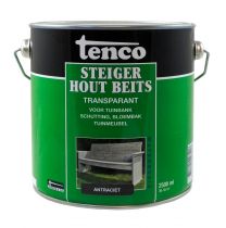 TENCO STEIGERHOUTBEITS ANTRACIET 2,5LTR