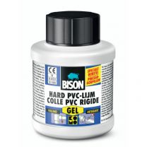 BISON HARD PVC LIJM GEL 250 ML BLIK + KWASTJE