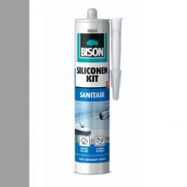 BISON SILICONENKIT SANITAIR 310 ML KOKER GRIJS