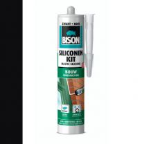 BISON SILICONENKIT BOUW 310 ML KOKER ZWART