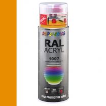 DUPLICOLOR ACRYL 400ML HG RAL 1007 CHROOMGEEL