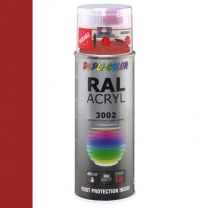 DUPLICOLOR ACRYL 400ML HG RAL 3002 KARMIJN ROOD