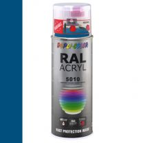 DUPLICOLOR ACRYL 400ML HG RAL 5010 ENZIAN BLAUW