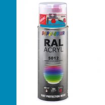DUPLICOLOR ACRYL 400ML HG RAL 5012 LICHT BLAUW