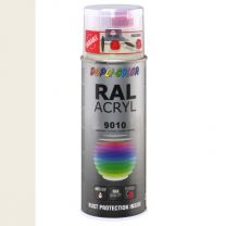 DUPLICOLOR ACRYL 400ML HG RAL 9010 HELDER WIT