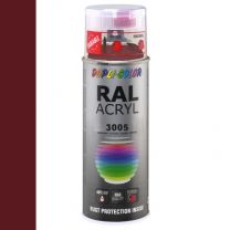 DUPLICOLOR ACRYL 400ML HG RAL 3005 WIJNROOD