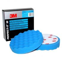 3M ULTRAFINE WAFELPAD BLAUW 150MM à 2 STUKS