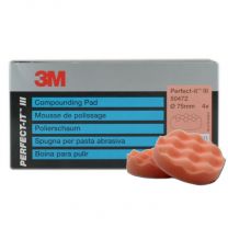 3M WAFELPAD ORANJE 76MM à 4 STUKS