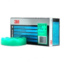 3M WAFELPAD GROEN 75MM à 4 STUKS