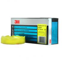 3M HOOGGLANS WAFELMOP 76MM GEEL à 4 STUKS