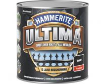 HAMMERITE ULTIMA METAALLAK HG ZWART 250ML