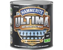 HAMMERITE ULTIMA METAALLAK MAT ZWART 250ML
