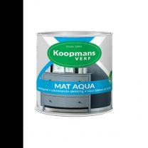 KOOPMANS AQUA MAT 374 ZWART 250 ML