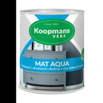 KOOPMANS AQUA MAT 374 ZWART 750 ML