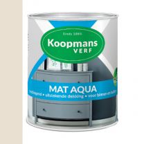 KOOPMANS AQUA MAT 9001 CREME WIT 750 ML