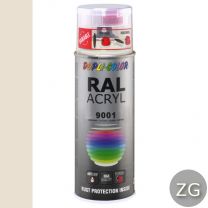 DUPLICOLOR ACRYL 400ML ZG RAL 9001 CREME WIT