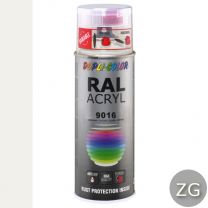 DUPLICOLOR ACRYL 400ML ZG RAL 9016 VERKEERSWIT