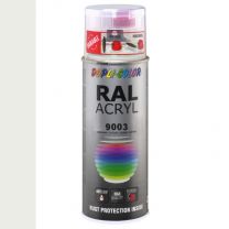 DUPLICOLOR ACRYL 400ML HG RAL 9003 SIGNAAL WIT
