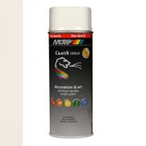 MOTIP CRAFTS 400ML HG RAL 9010 WIT