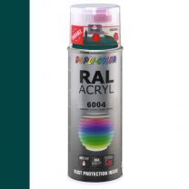 DUPLICOLOR ACRYL 400ML HG RAL 6004 BLAUW GROEN