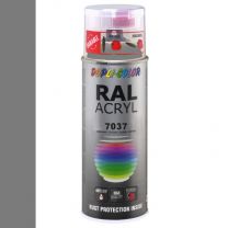 DUPLICOLOR ACRYL 400ML HG RAL 7037 STOF GRIJS