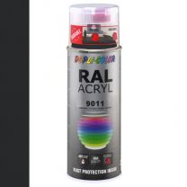 DUPLICOLOR ACRYL 400ML HG RAL 9011 GRAFIET ZWART