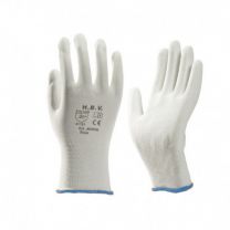 NYLON HANDSCHOEN PU GECOAT WIT XXL