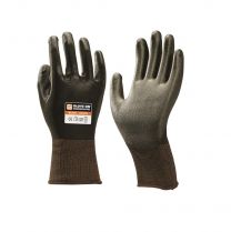 BLACKTOUCH HANDSCHOEN PU GECOAT ZWART SET à 3 PAAR S / 07