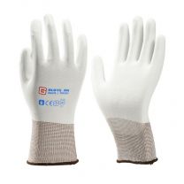 WHITETOUCH HANDSCHOEN PU COAT WIT SET à 3 PAAR  L