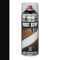 DUPLICOLOR RUST STOP 4-IN-1 400ML RAL 9005 DIEPZWART