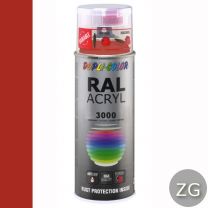 DUPLICOLOR ACRYL 400ML ZG RAL 3000 VUURROOD