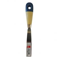PLAMUURMES 20MM FLEXIBEL GEPOL. BLAD HOUTEN GREEP BLAUW