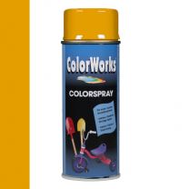 MOTIP COLORWORKS COLOURS 400ML GOLD YELLOW RAL 1004