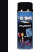 MOTIP COLORWORKS COLOURS 400ML BLACK RAL 9005