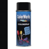 MOTIP COLORWORKS COLOURS 400ML SEMIGLOSS BLACK RAL 9005