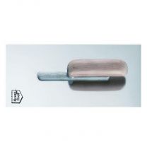 PLAKSPAAN RVS 280 X 130MM HOUTEN STEEL