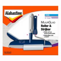 ALAB. MUURGLAD ROLLER + STRIJKER SET