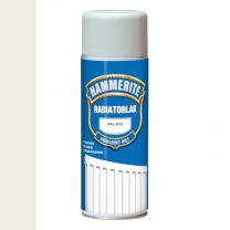 HAMMERITE RADIATORLAK RAL 9010 SPUITBUS 400ML