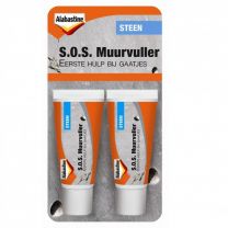 ALAB. SOS MUURVULLER 2X20 ML TUBE