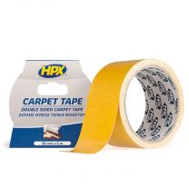 HPX DUBBELZIJDIGE TAPIJTTAPE - WIT 50MM X 5M